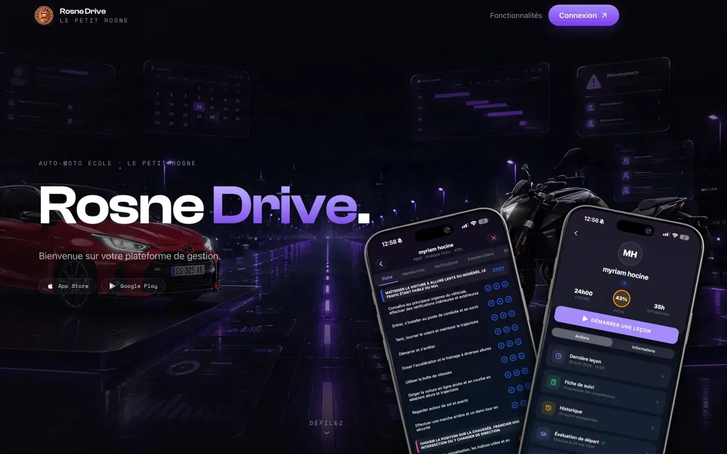 Aperçu du projet Rosne Drive